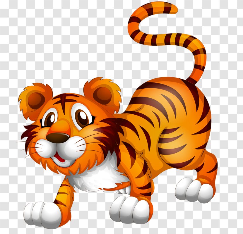 Stock Photography Royalty-free Animal Clip Art - Cartoon Tiger Transparent PNG
