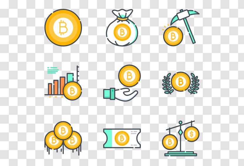 Product Design Yellow Clip Art Technology - Green - Bitcoin Ornament Transparent PNG