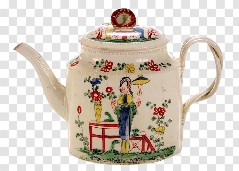 Teapot Staffordshire Potteries Creamware Kettle Ceramic - Pitcher Transparent PNG