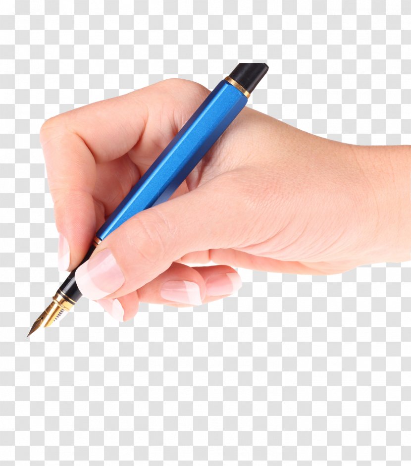 Paper Pen Writing Hand Stock Photography - Holding A Transparent PNG