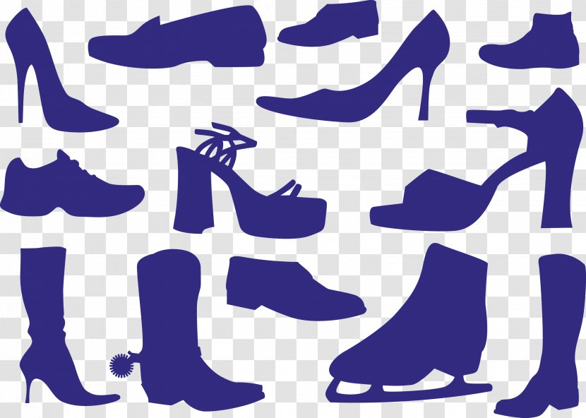 Shoe High-heeled Footwear Sneakers Boot - Human Behavior - Vector Shoes Transparent PNG