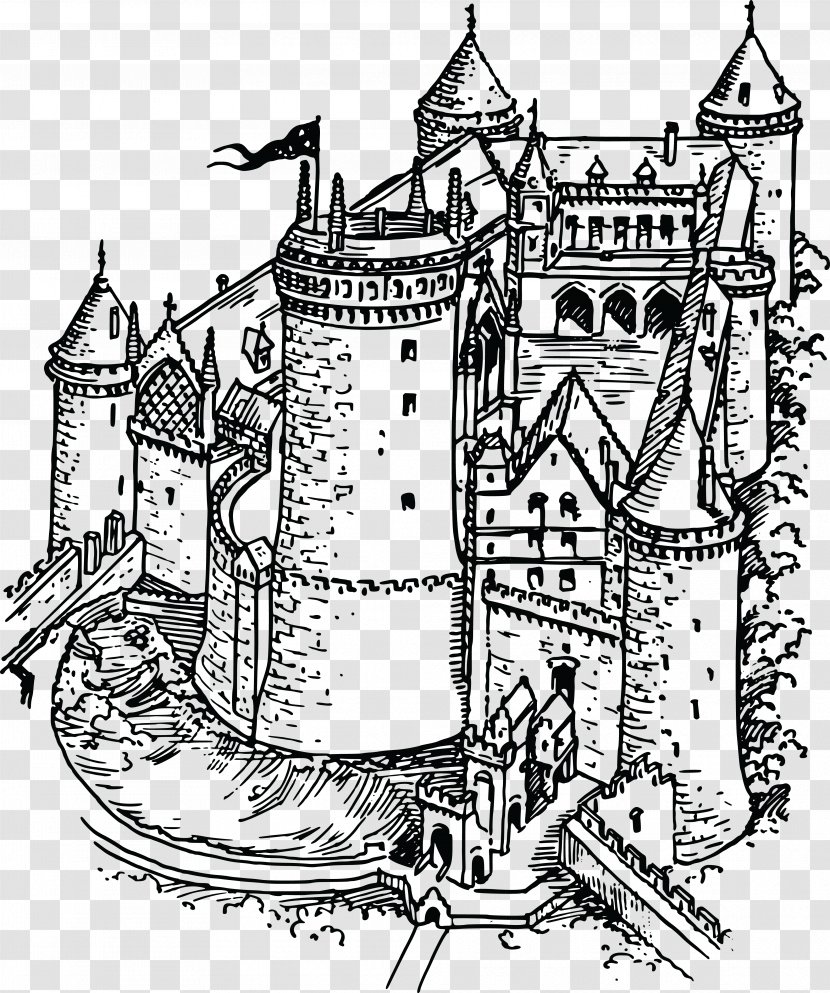 Britain In The Middle Ages Great Fortification Castle Transparent PNG