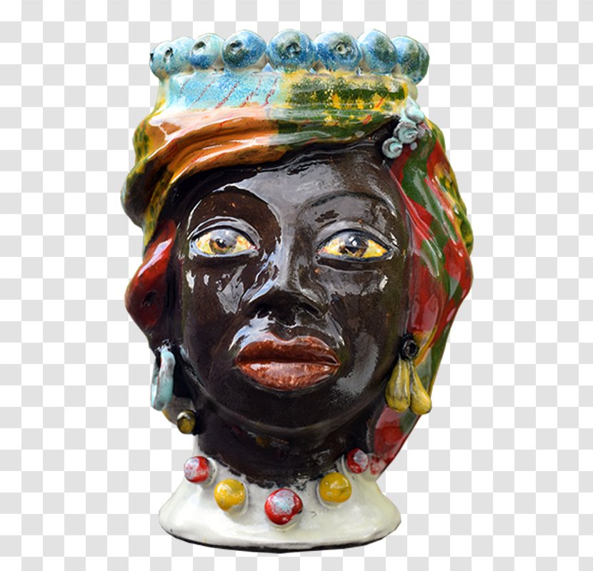 Ceramica Di Caltagirone Maure Woman - Albarello Transparent PNG