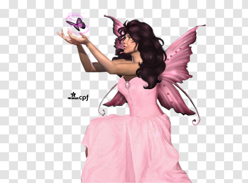 Fairy Costume Design Figurine Drawing - Pink M Transparent PNG