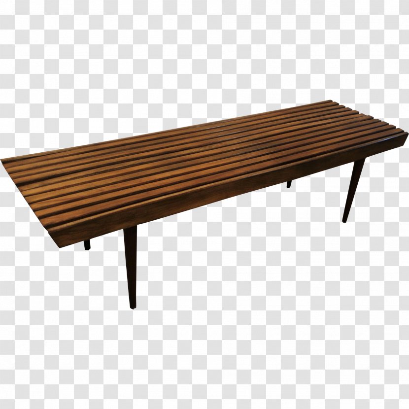 Table Garden Furniture Wood Bench - Rectangle Transparent PNG
