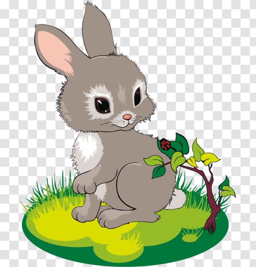 Whiskers Domestic Rabbit Hare Easter Bunny - Cat Like Mammal Transparent PNG
