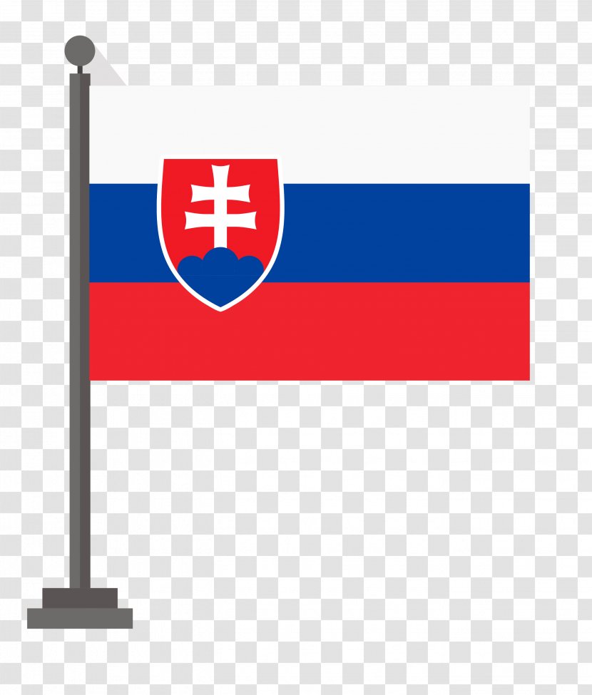 Flag Of Slovakia National Illustration - Sweden - Free Material Download Transparent PNG