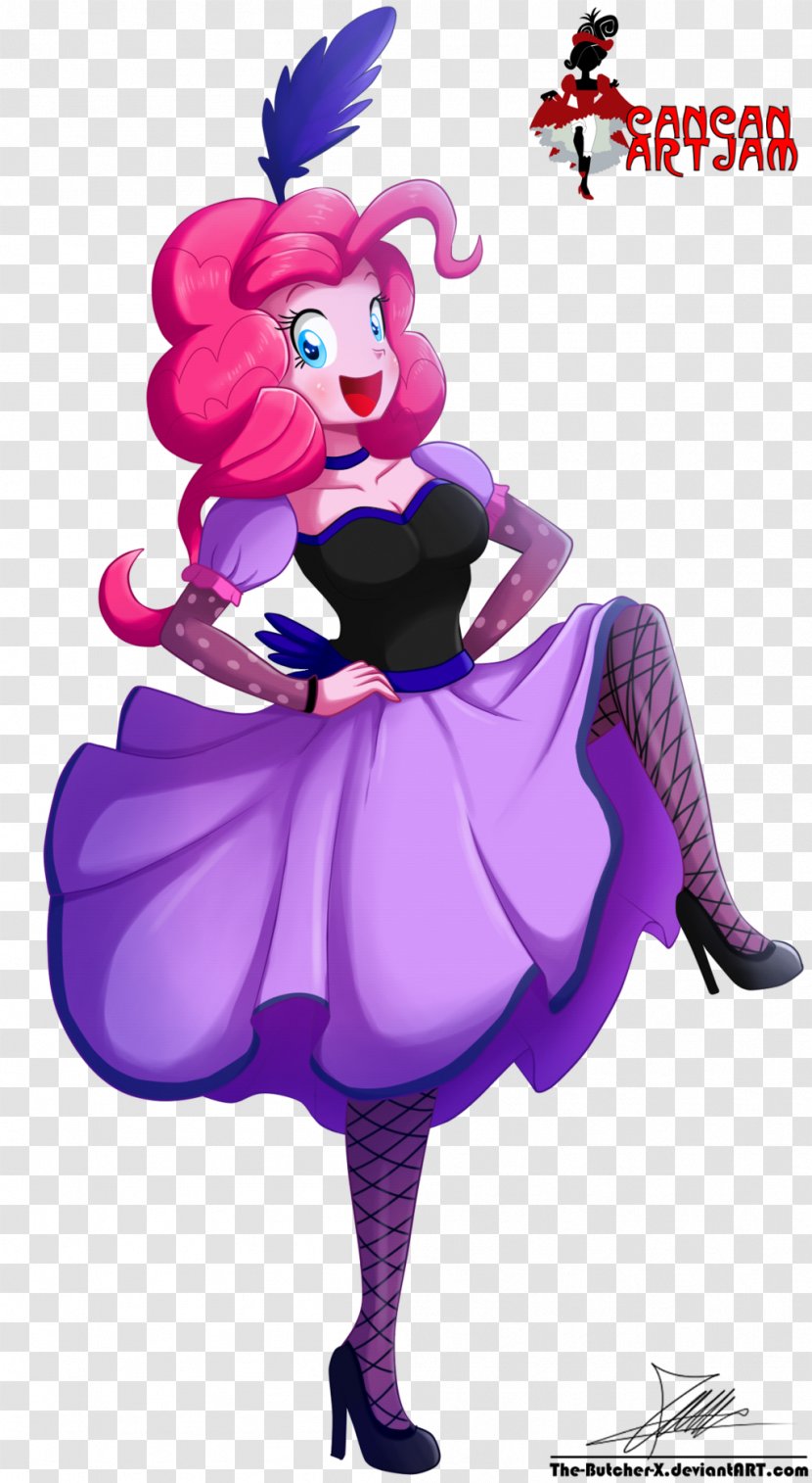 Pinkie Pie Can-can Princess Luna Dance Drawing - Line - Dancer CARTOON Transparent PNG