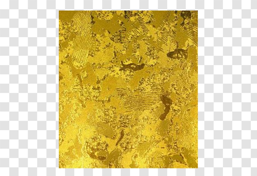 Texture Mapping Gold Leaf Wallpaper - Foil Transparent PNG
