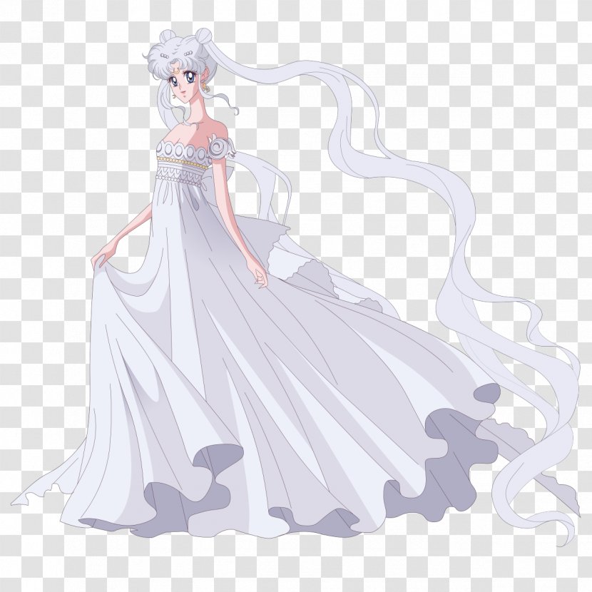 Sailor Moon Queen Serenity Tuxedo Mask Drawing - Watercolor Transparent PNG
