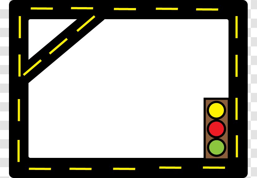 Road Highway Traffic Light Clip Art - Black - Stoplight Pictures Transparent PNG