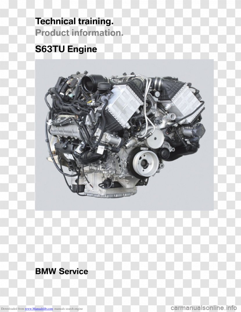 BMW M5 X5 M6 Engine - Bmw 5 Series F10 Transparent PNG