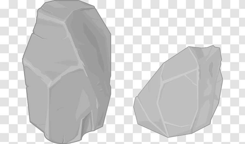 Designer - Two Large Gray Stone Vector Transparent PNG