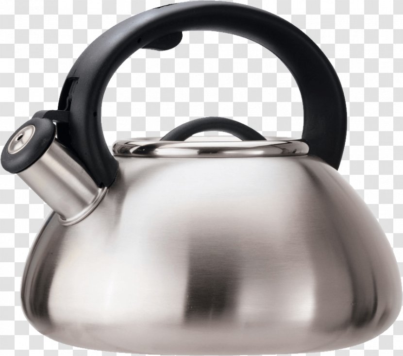 Teapot Whistling Kettle Stainless Steel - Stovetop - Tea Transparent PNG