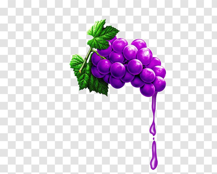 Grape Juice - Sweat Purple Grapes Transparent PNG