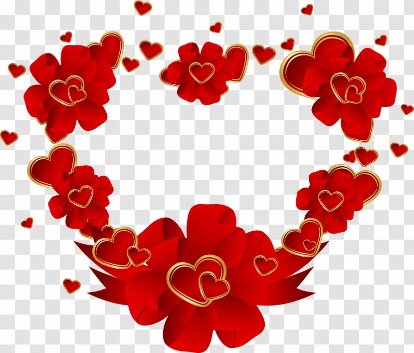 Valentine's Day Heart Diary Clip Art - Floristry - Dussehra Transparent PNG