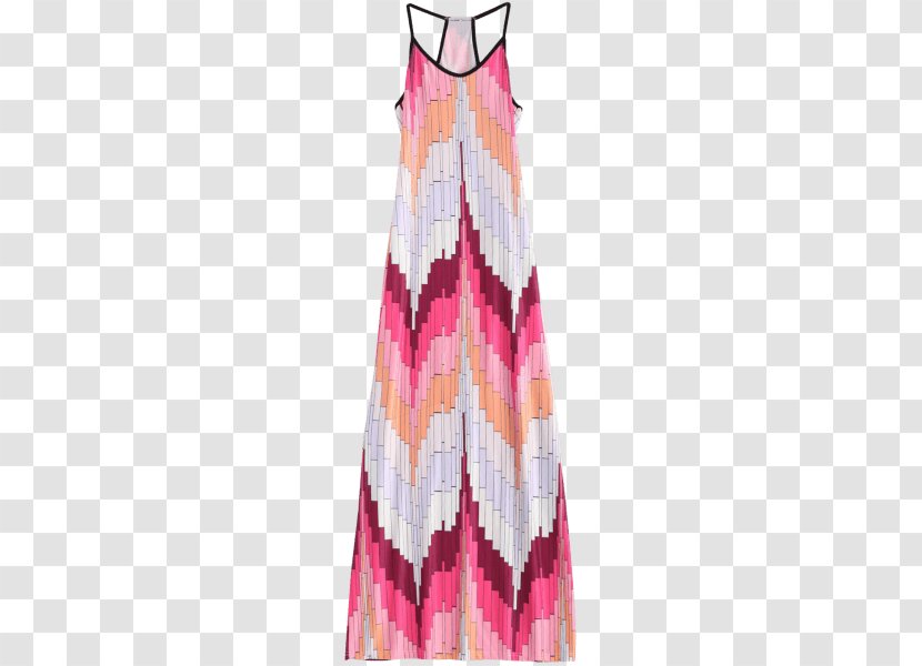 T-shirt Slip Maxi Dress Camisole - Pink - Geometric Print Transparent PNG