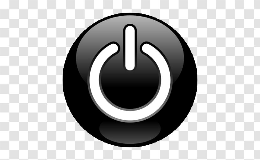 Black Power Button Clip Art Transparent PNG