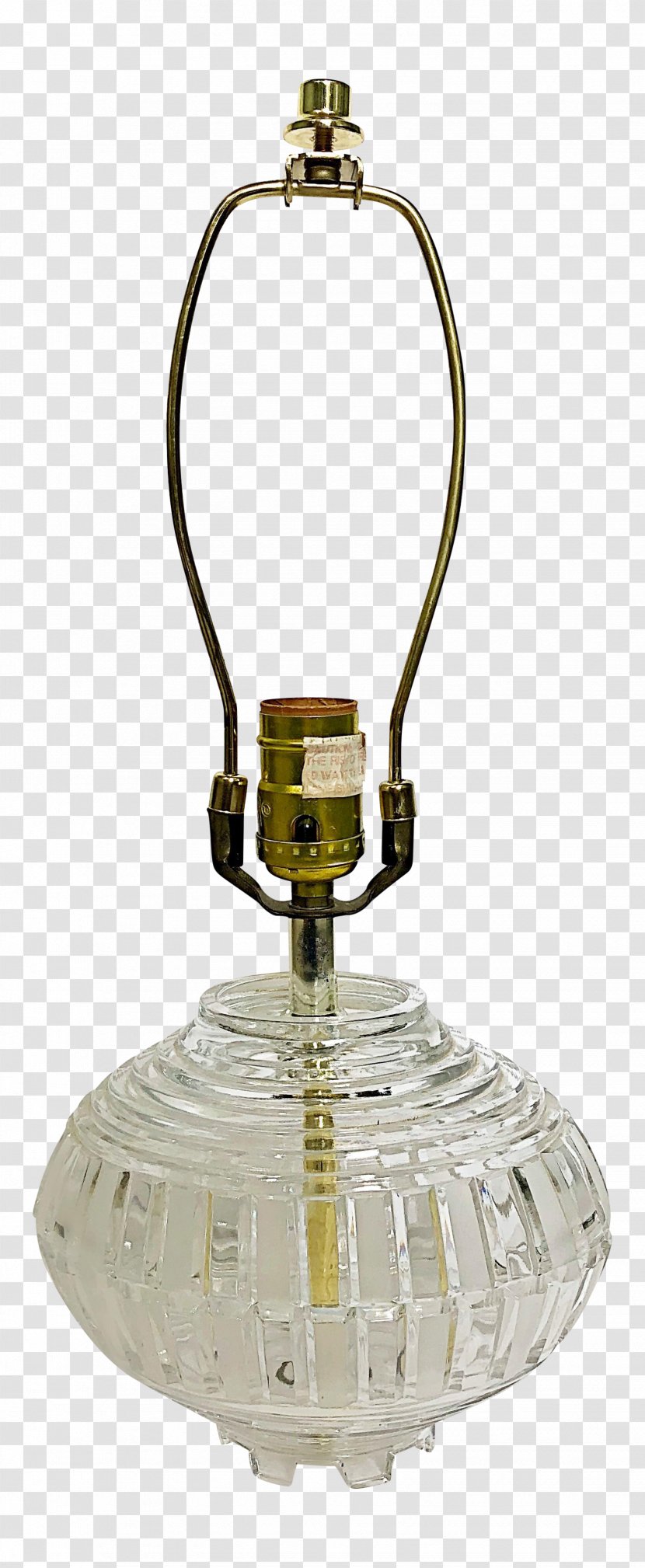01504 - Brass - Crystal Lamp Transparent PNG