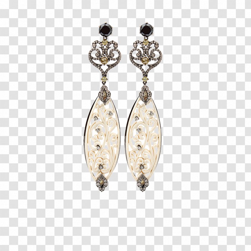 Earring Jewellery Gemstone Clothing Accessories Diamond - Exquisite Carving. Transparent PNG