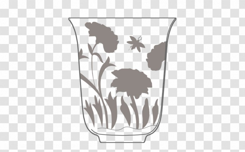 Vase Flower Highball Glass Cup Transparent PNG