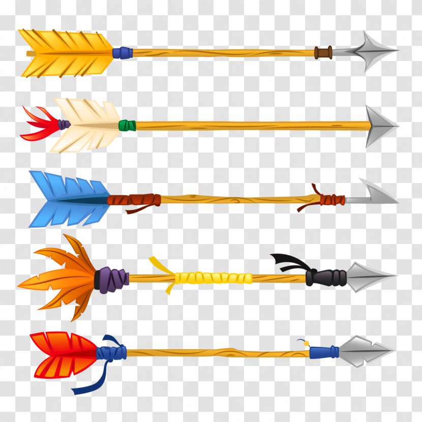 Arrow Euclidean Vector Feather - Wing - Arrows Transparent PNG