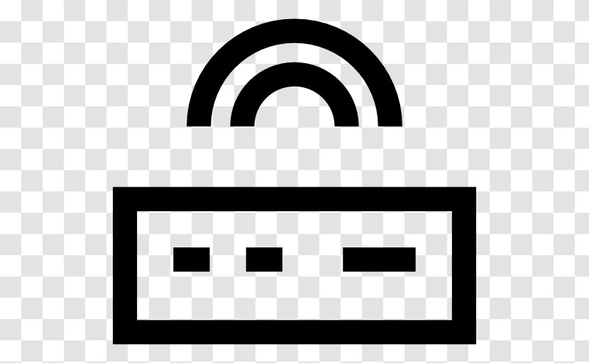 Wireless Router - Symbol - Black And White Transparent PNG