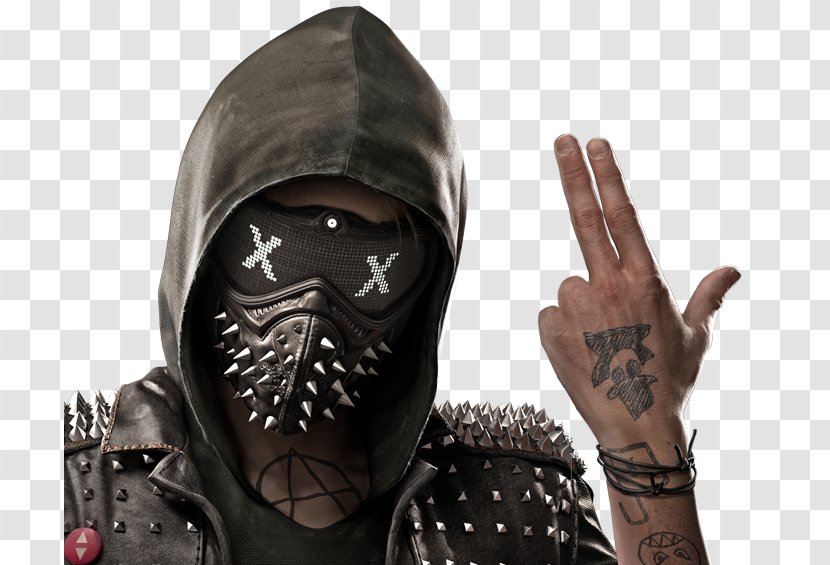 Watch Dogs 2 Xbox One Video Game Ubisoft - Mask Transparent PNG