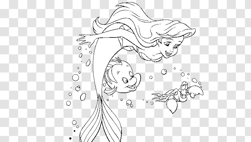 Ariel Cinderella Elsa Rapunzel Disney Princess - Frame - Mermaid Template Transparent PNG