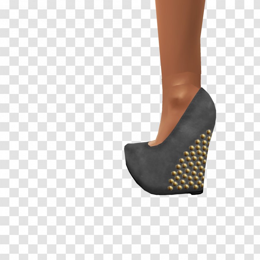 High-heeled Shoe Sandal - Flower Transparent PNG