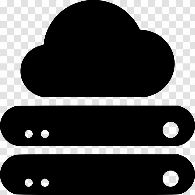 Clip Art Iconfinder - Black And White - Cloud Computing Transparent PNG