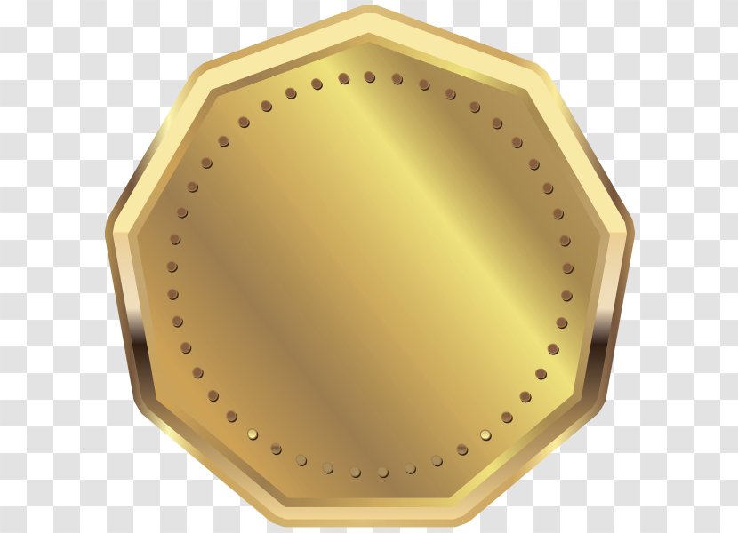Gold Medal Order Badge Metal - Collecting Transparent PNG