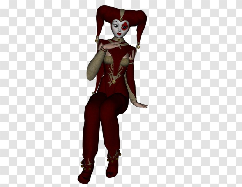 Harlequin Costume Mask Character - Mythical Creature Transparent PNG