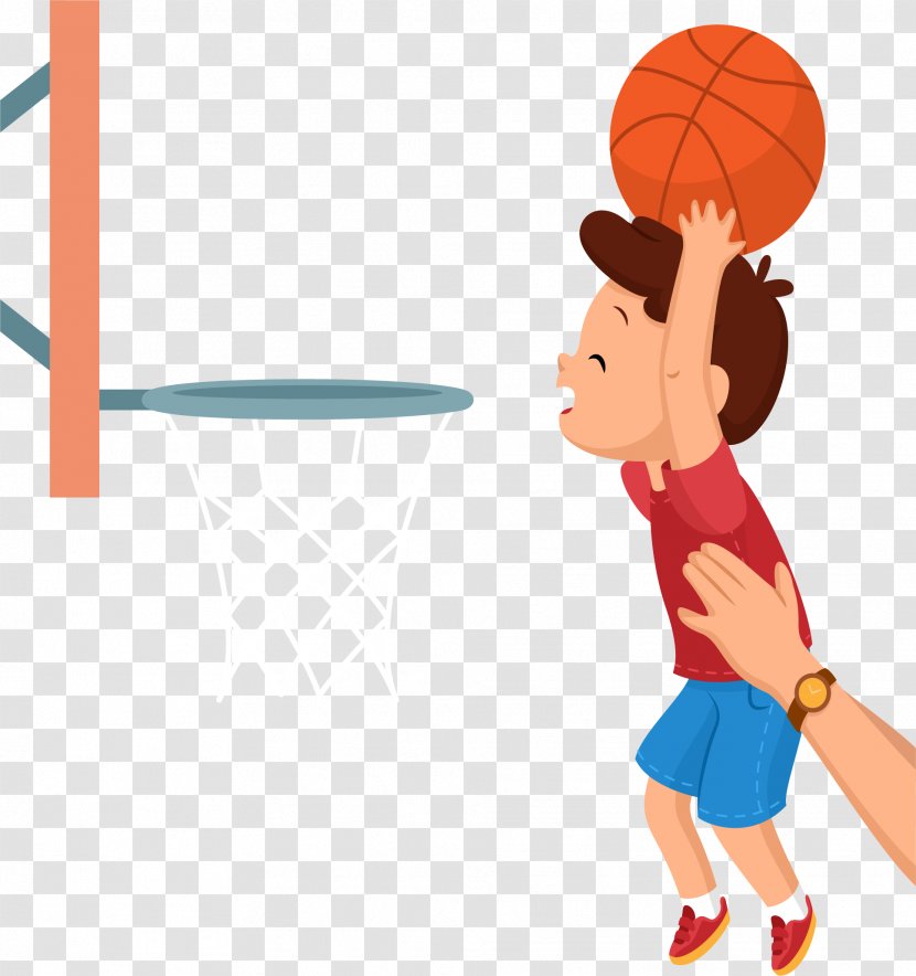 Basketball Backboard Clip Art - Cartoon - Start Learning From The Kids Transparent PNG