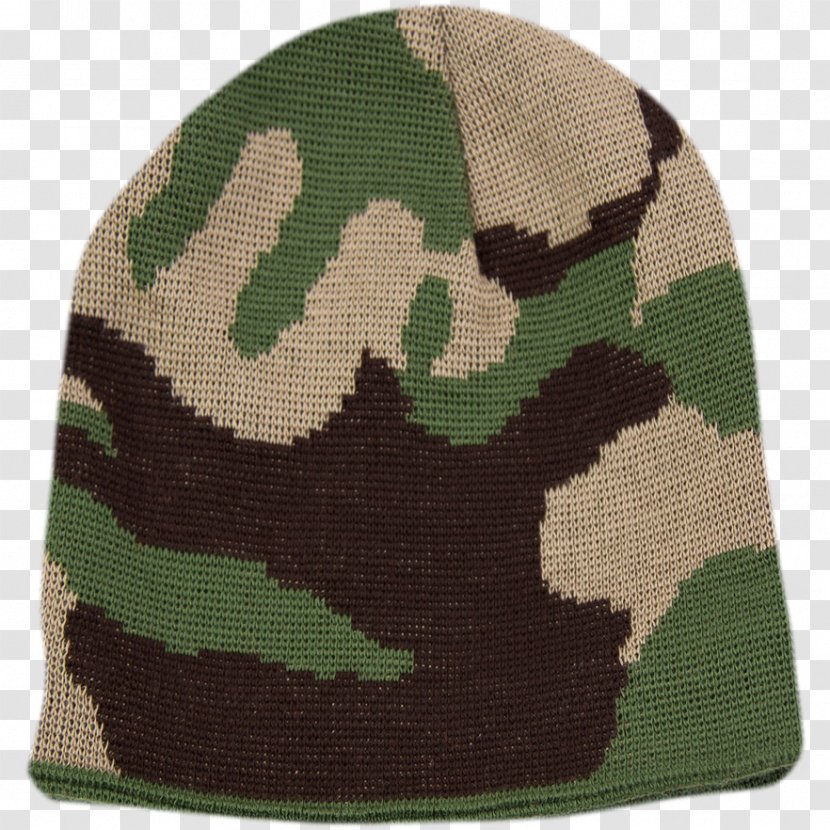 Beanie Military Camouflage Knit Cap Transparent PNG