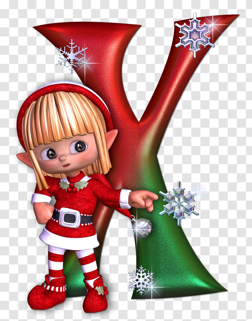 Christmas Elf Letter Alphabet - Fictional Character Transparent PNG