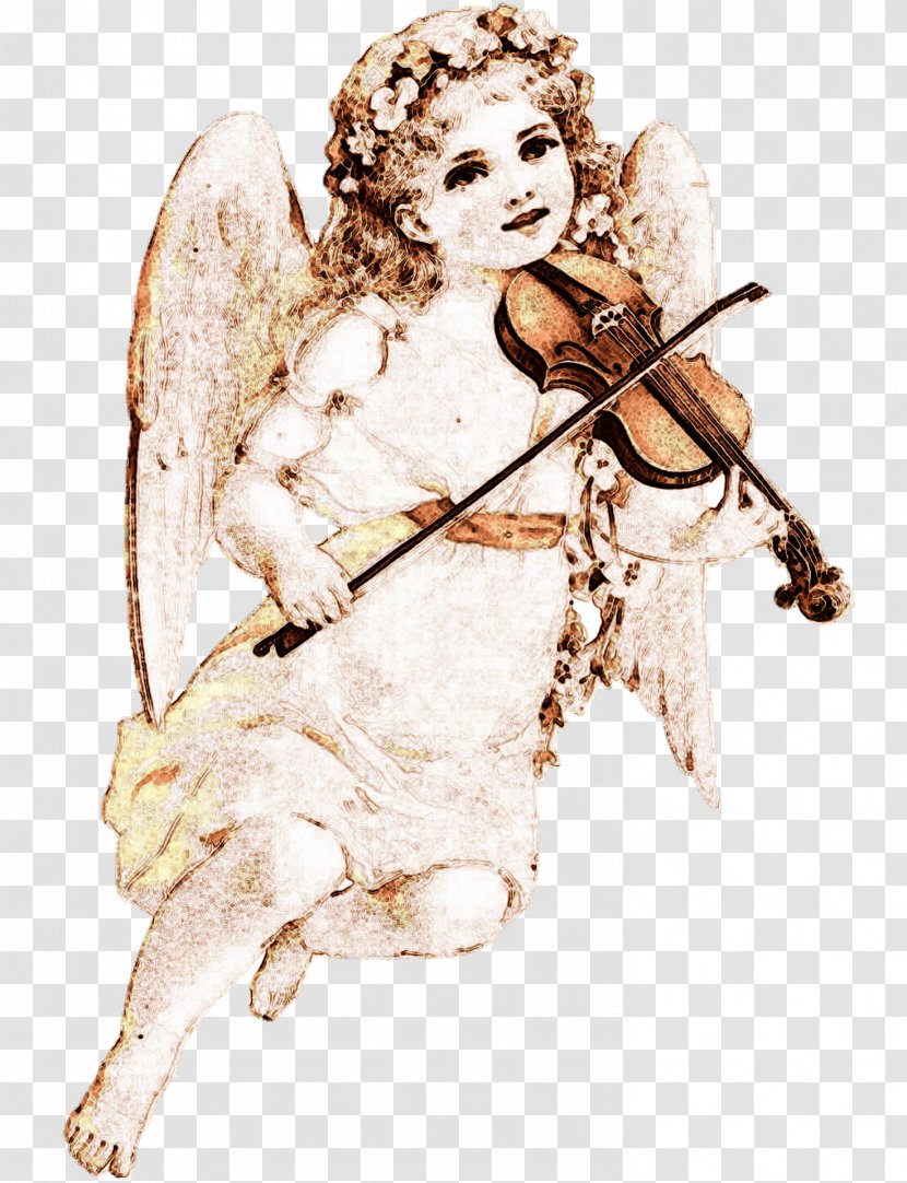 Animation Angel Clip Art - Costume Design - Violin Transparent PNG