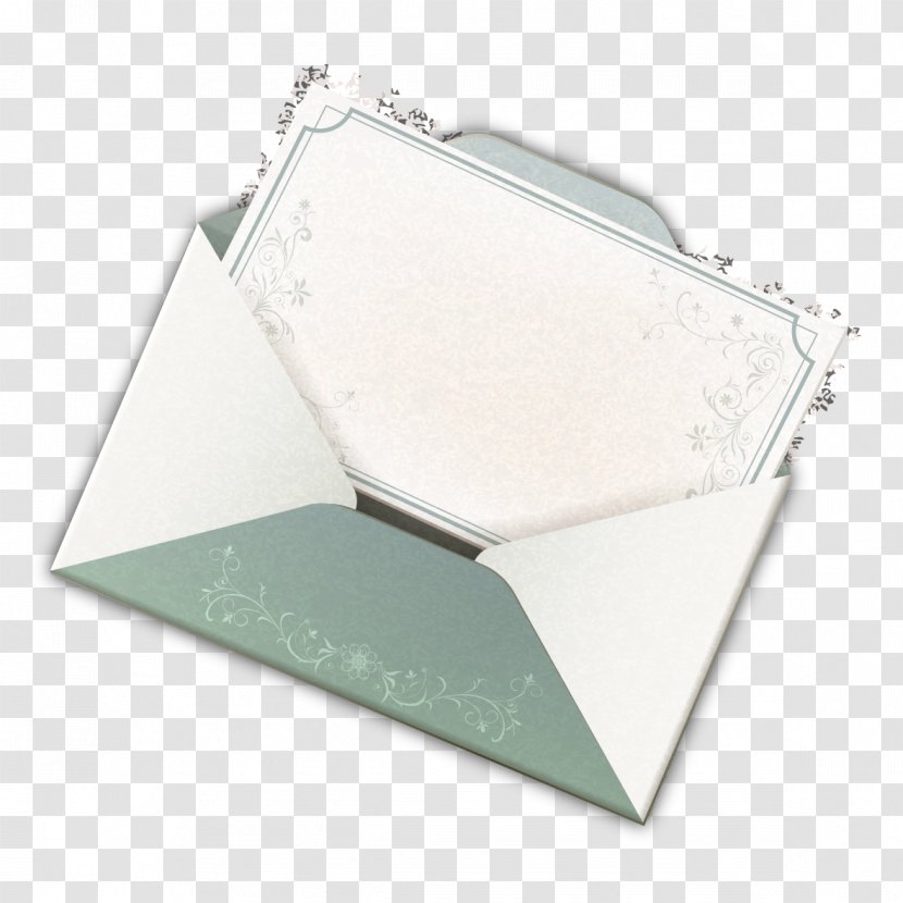 Wedding Invitation Envelope Icon - Office Supplies - Model Transparent PNG