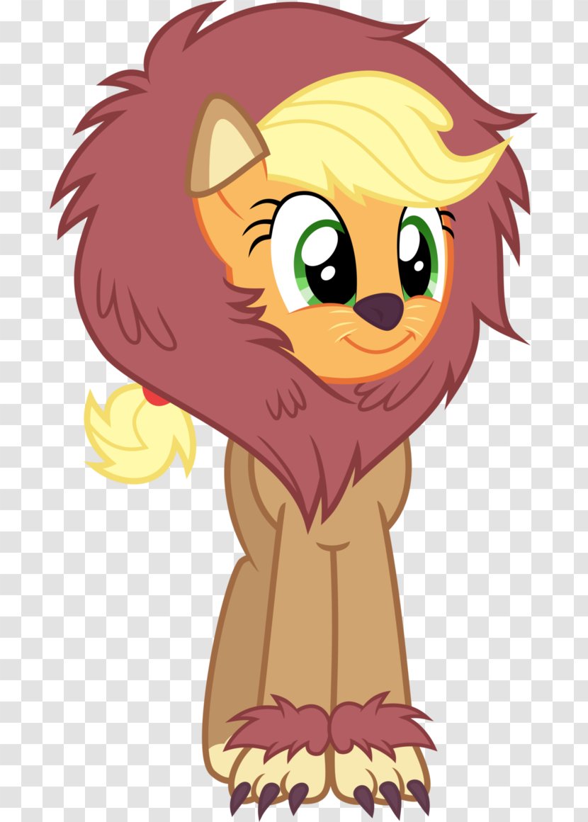 Lion Pony Applejack Rainbow Dash Horse - Frame Transparent PNG