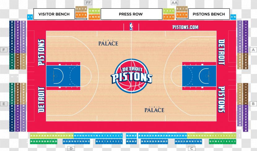 Sport Detroit Pistons NBA Area Rectangle - Computer Software Transparent PNG