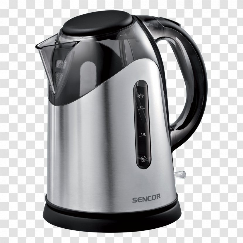 Electric Kettle Water Boiler Home Appliance Stainless Steel - Kitchen Transparent PNG