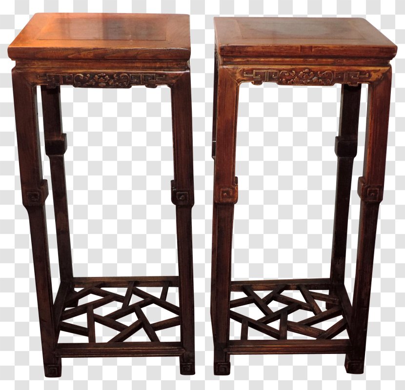 Bedside Tables Bar Stool Wood Stain - Art Painted Garlands Transparent PNG
