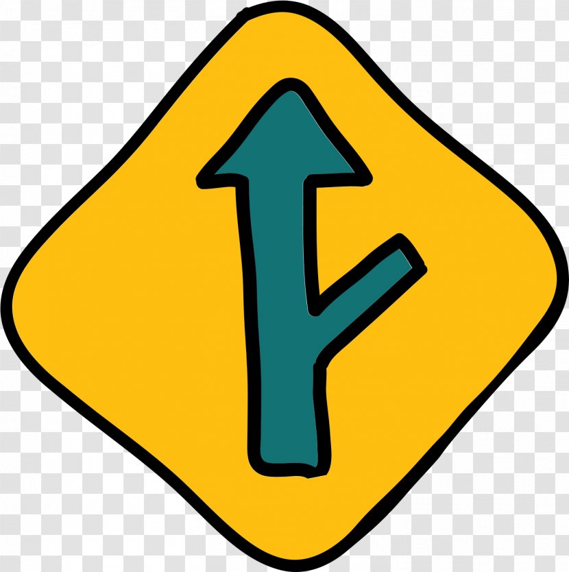 Road Cartoon - Warning Sign - Signage Symbol Transparent PNG