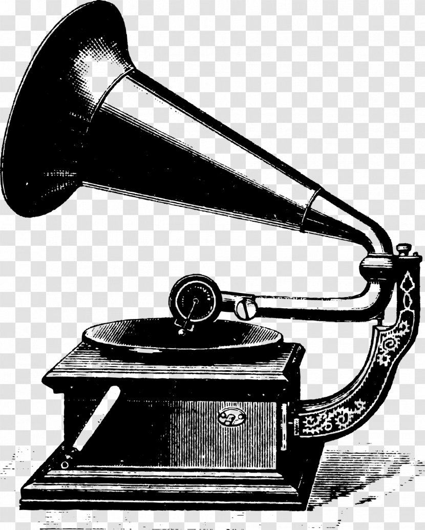 Phonograph Record Antique Clip Art - Vector Speaker Transparent PNG