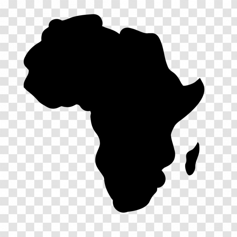 Africa Silhouette Royalty-free - Hand - Map Transparent PNG