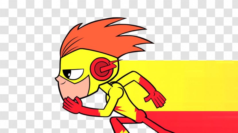 Kid Flash Wally West Robin Teen Titans - Frame Transparent PNG