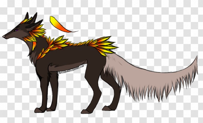 Fox Horse Dog Legendary Creature - Flower Transparent PNG