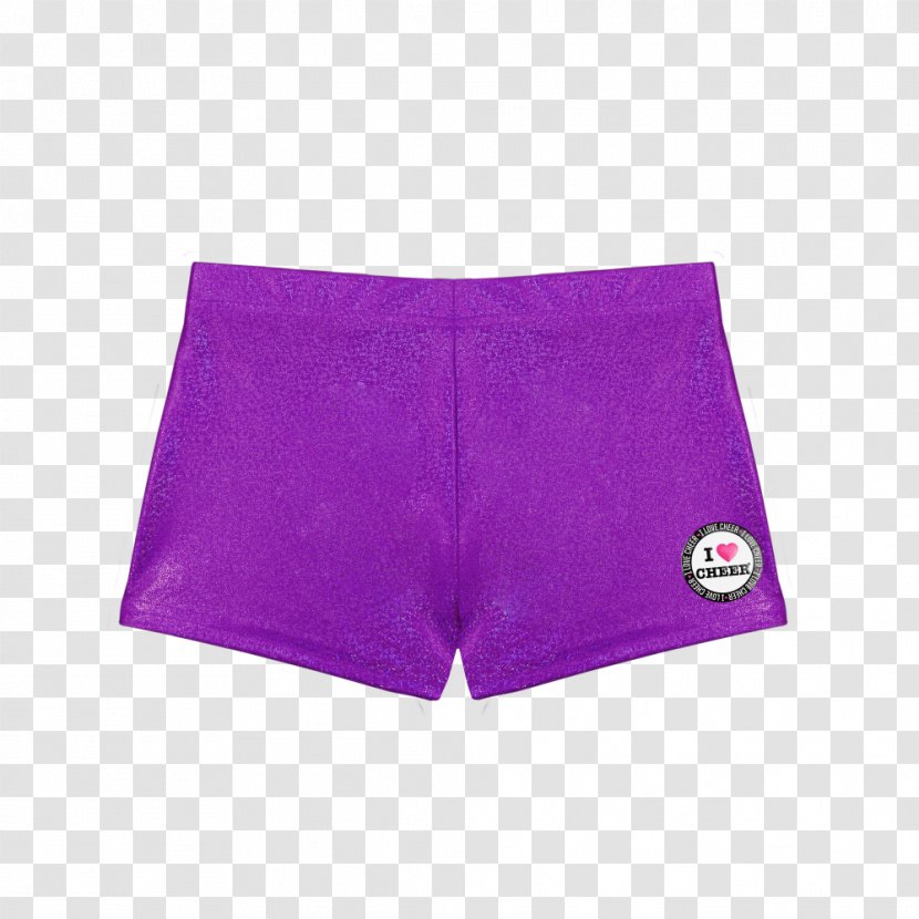 Trunks Shorts Swim Briefs Pants - Cartoon - Purple Cheer Uniforms Transparent PNG