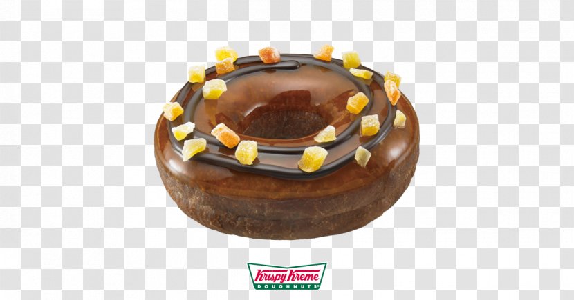 Chocolate Cake Praline Spread Caramel - Krispy Kreme Donuts Transparent PNG