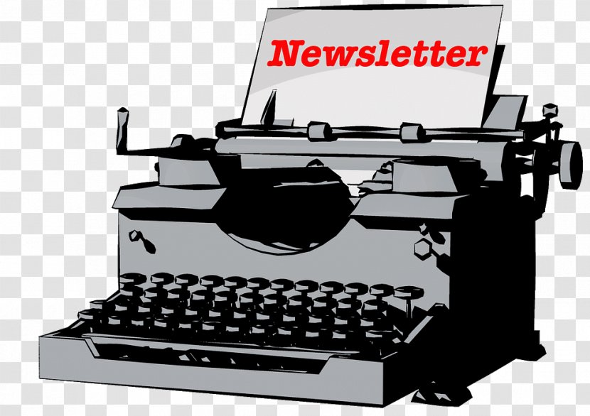 Newsletter Copywriting Business Author Click-through Rate - Typewriter Transparent PNG